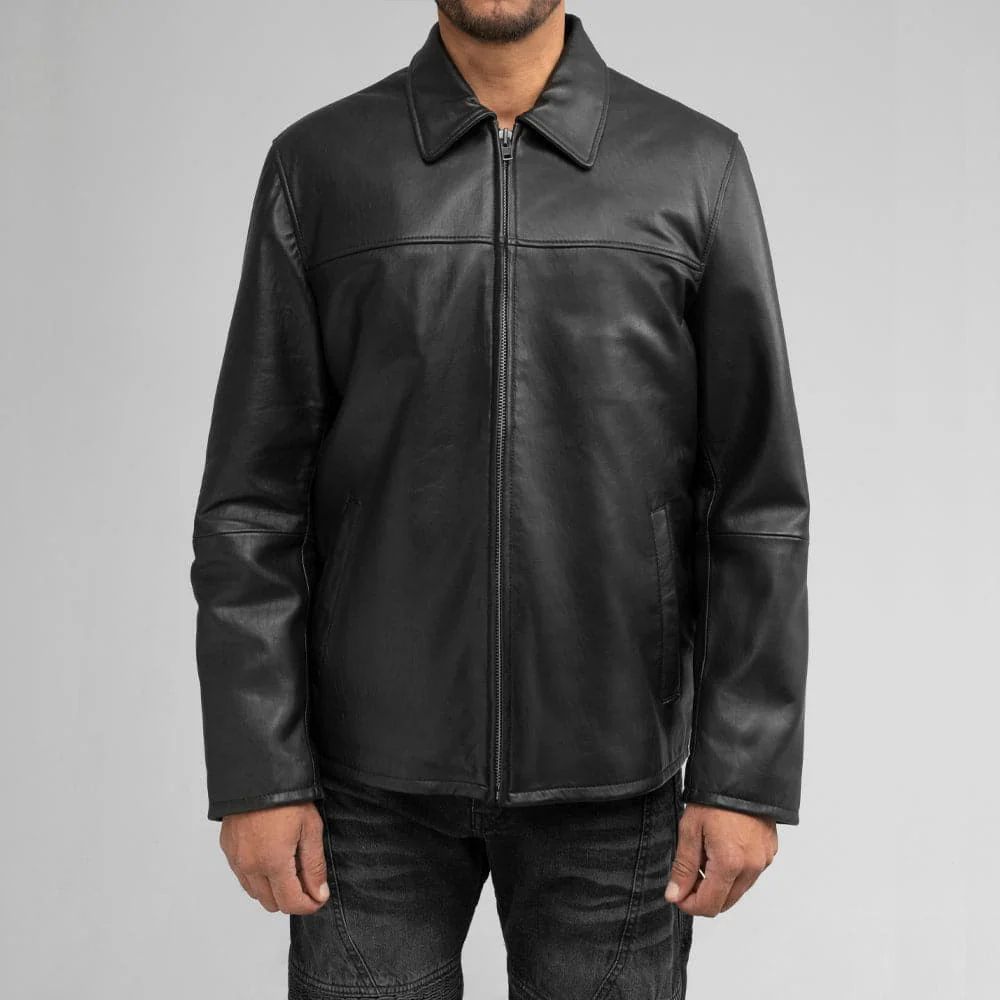 Anderson Men's Cowhide Leather Jacket - Image 6