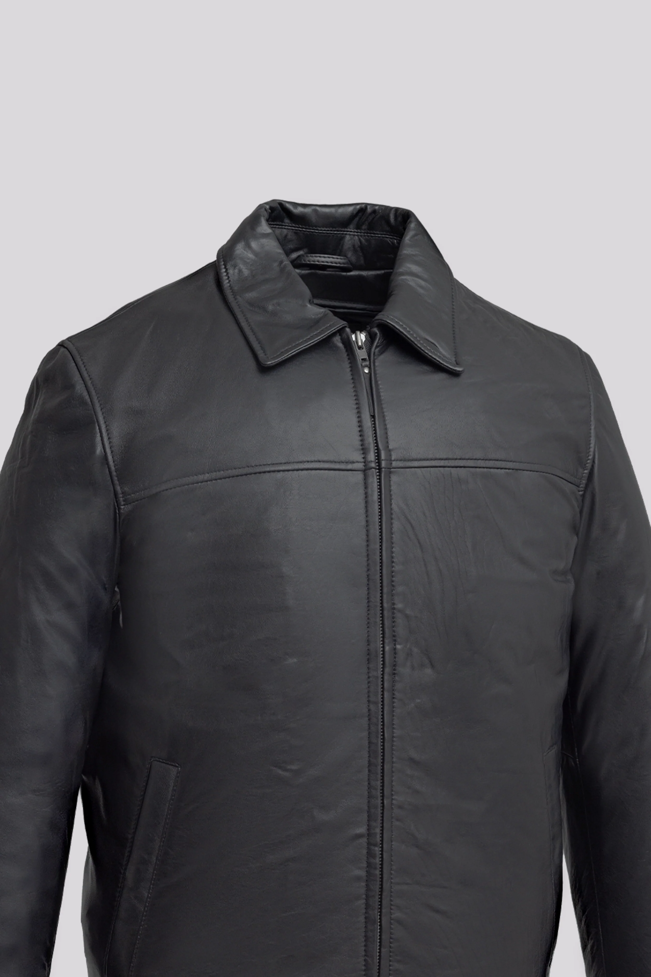 Anderson Men's Lambskin Leather Jacket - Image 4