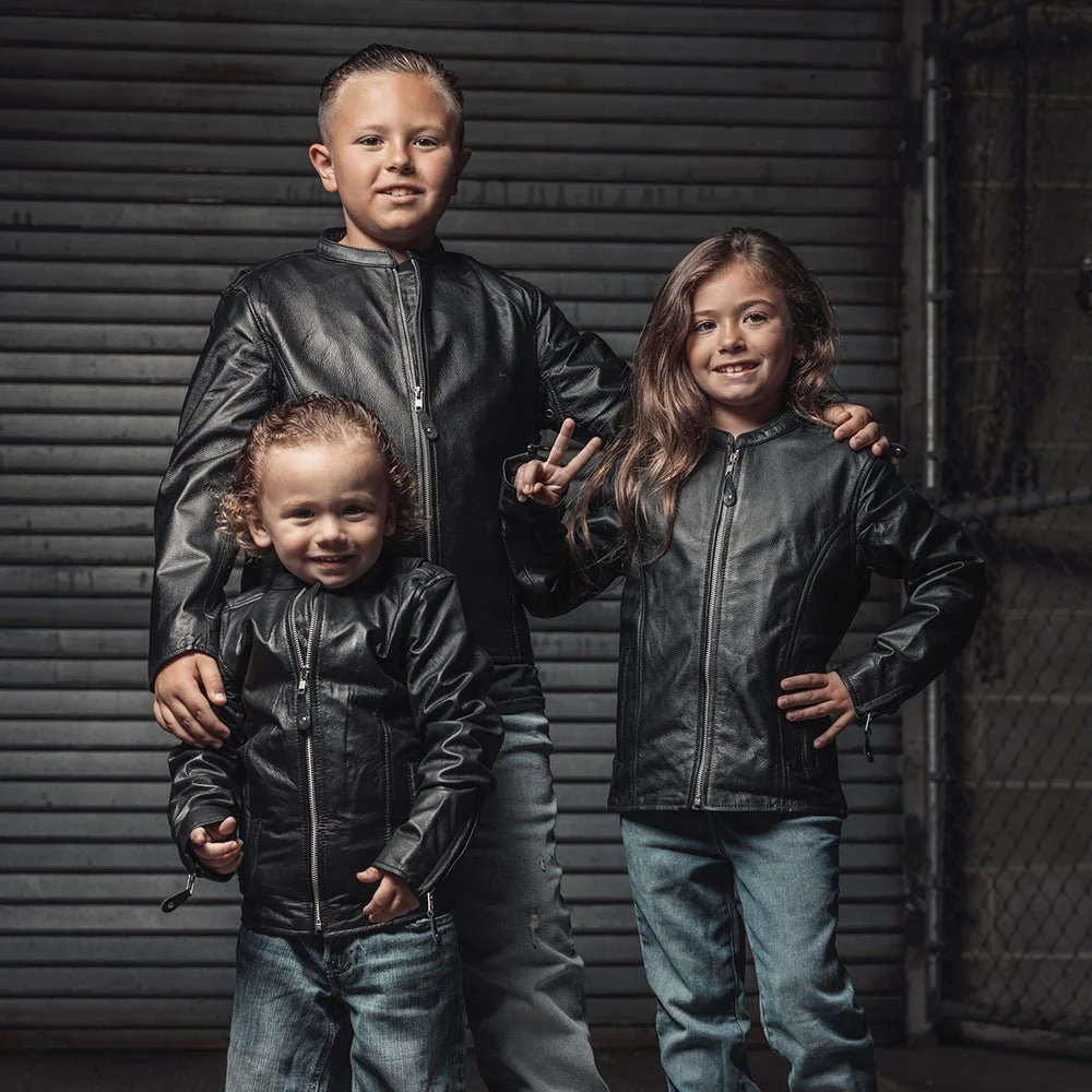 Bambino - Kid's Leather Jacket - Image 8