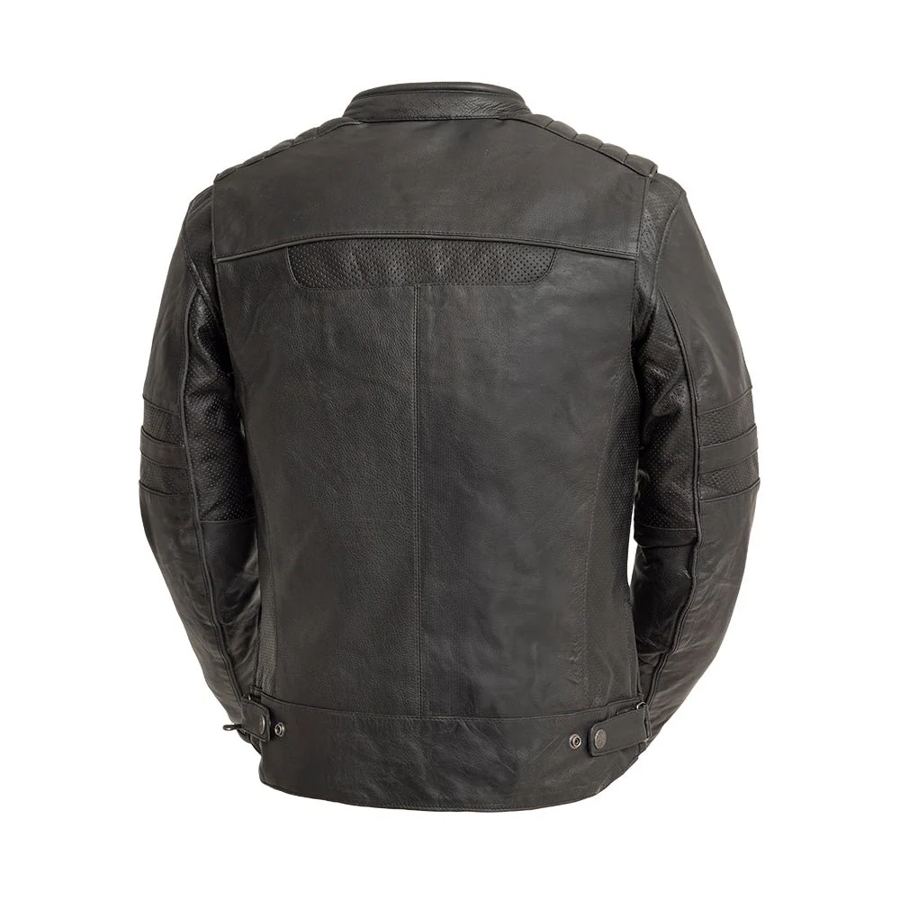 BiTurbo - Men's Leather Motorcycle Jacket - Image 2