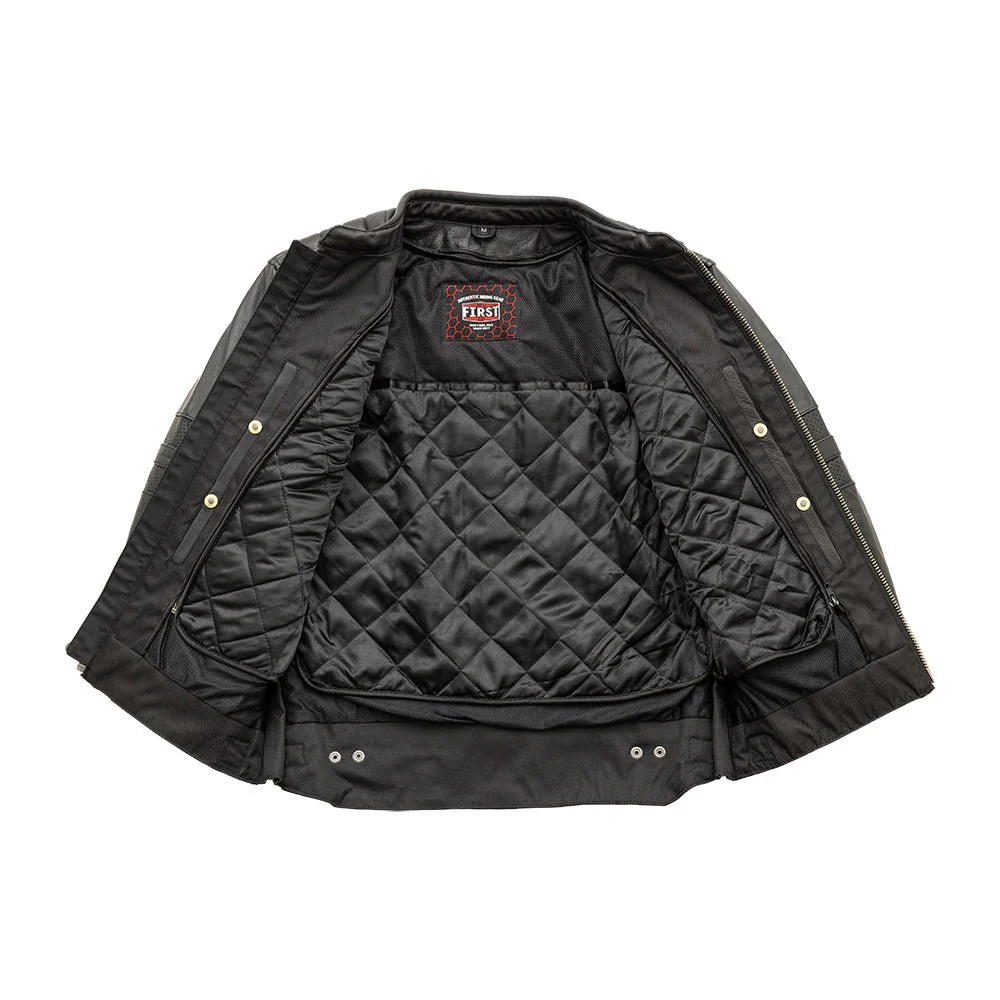 BiTurbo - Men's Leather Motorcycle Jacket - Image 3