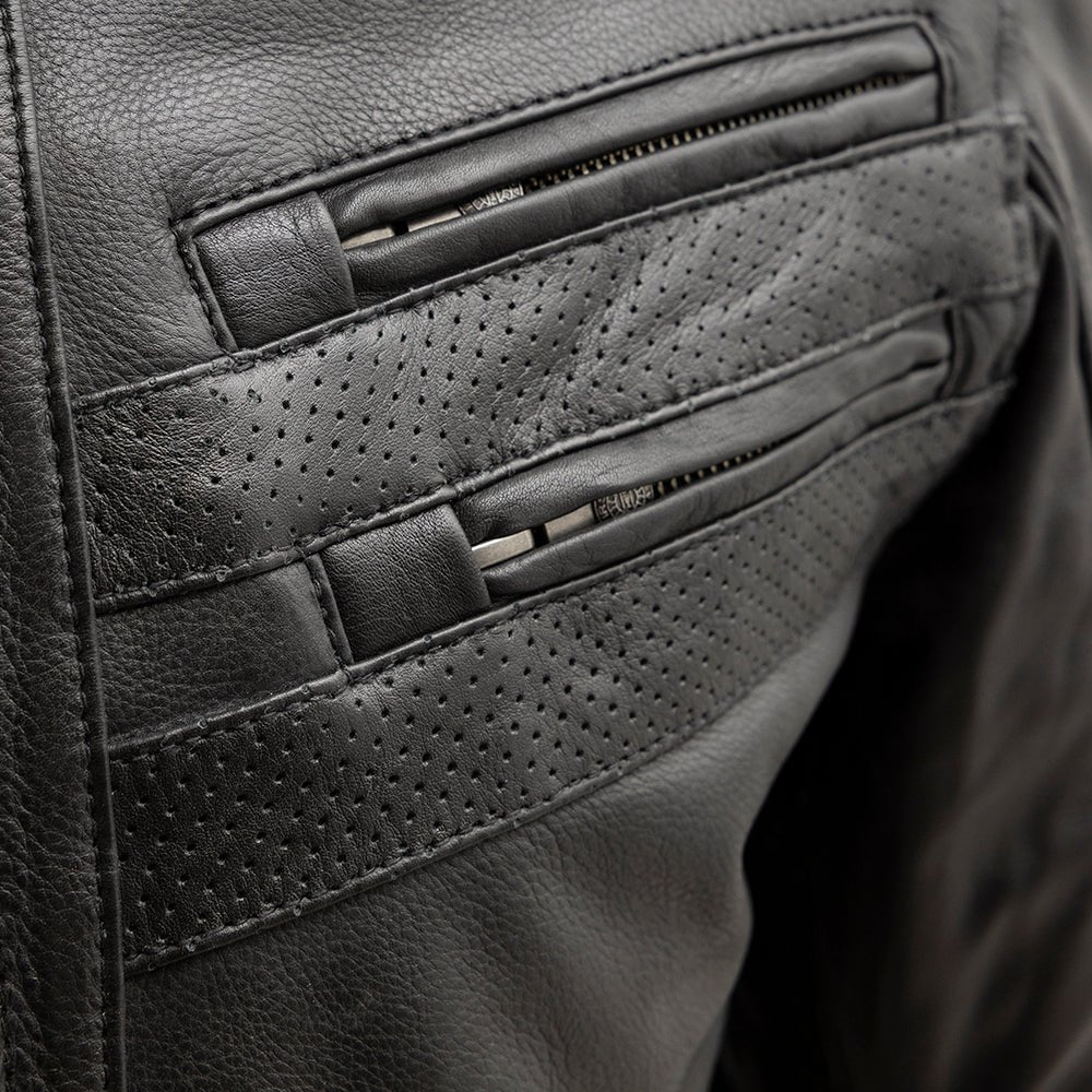 BiTurbo - Men's Leather Motorcycle Jacket - Image 6
