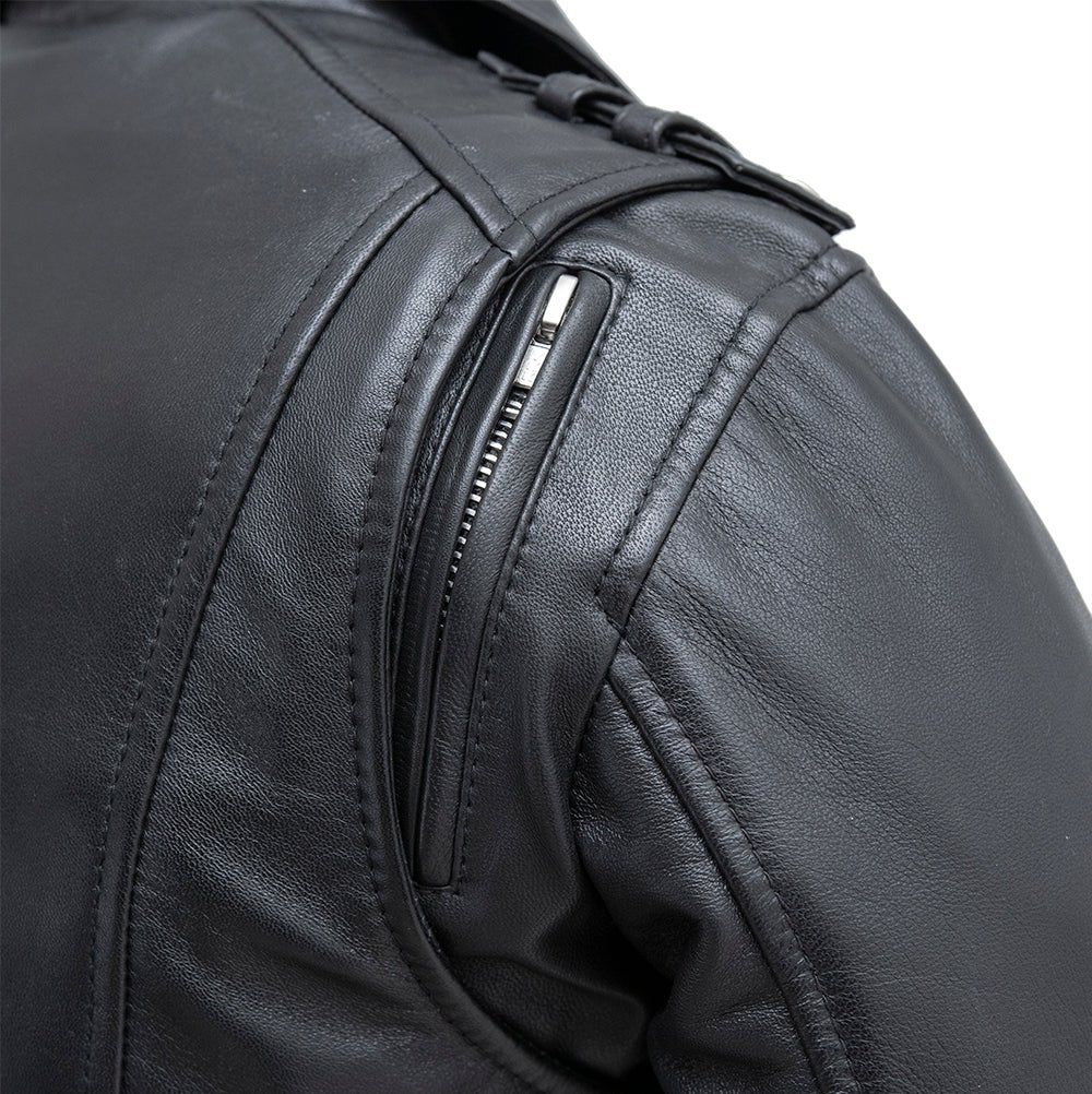 Bloom - Women's Motorcycle Leather Jacket - Image 5