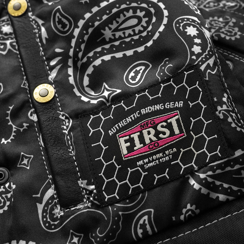 Bonnie - Women's Motorcycle Leather Vest - Diamond Quilt - Image 15