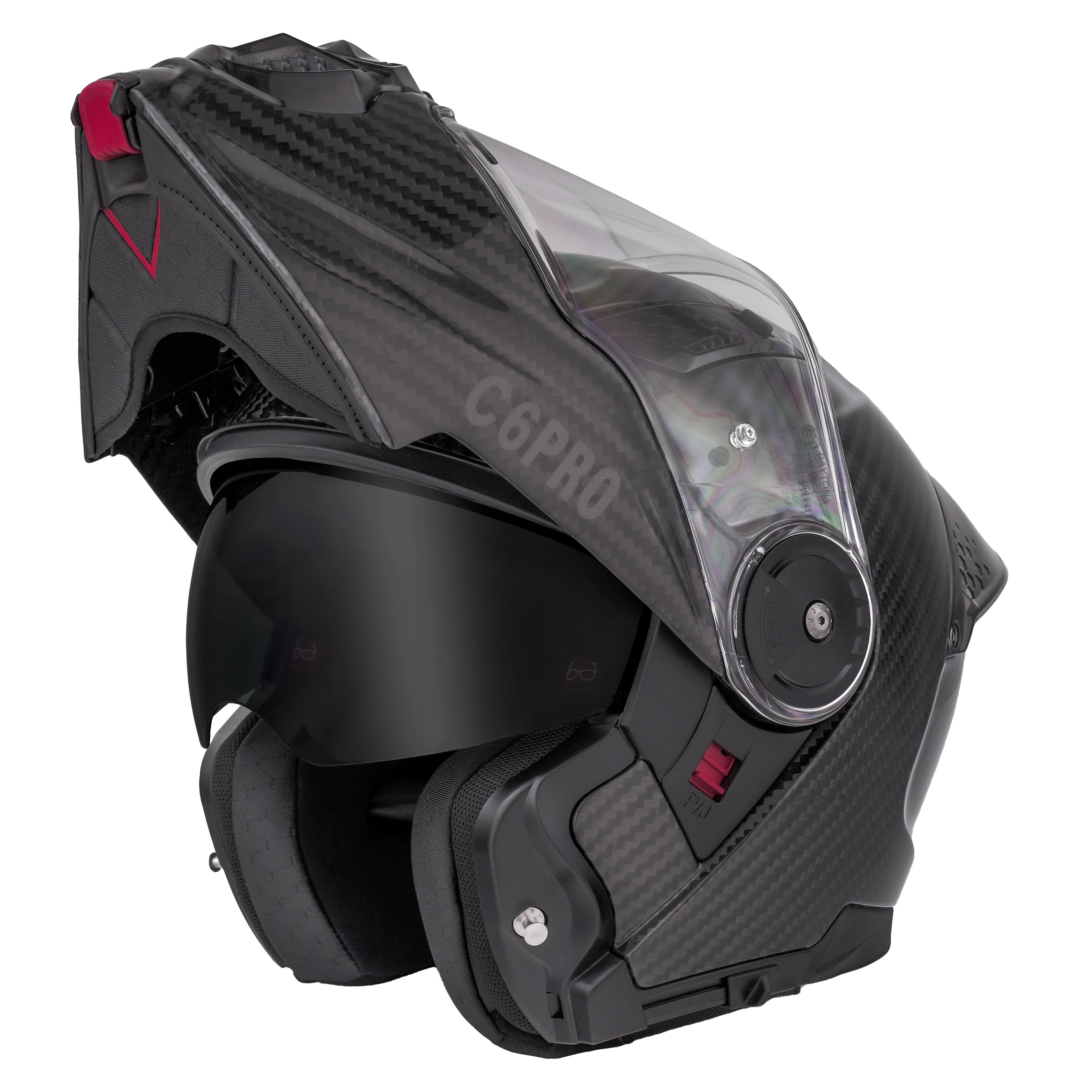 D.O.T. & ECE Daytona C6 Pro- Grey Carbon Fiber