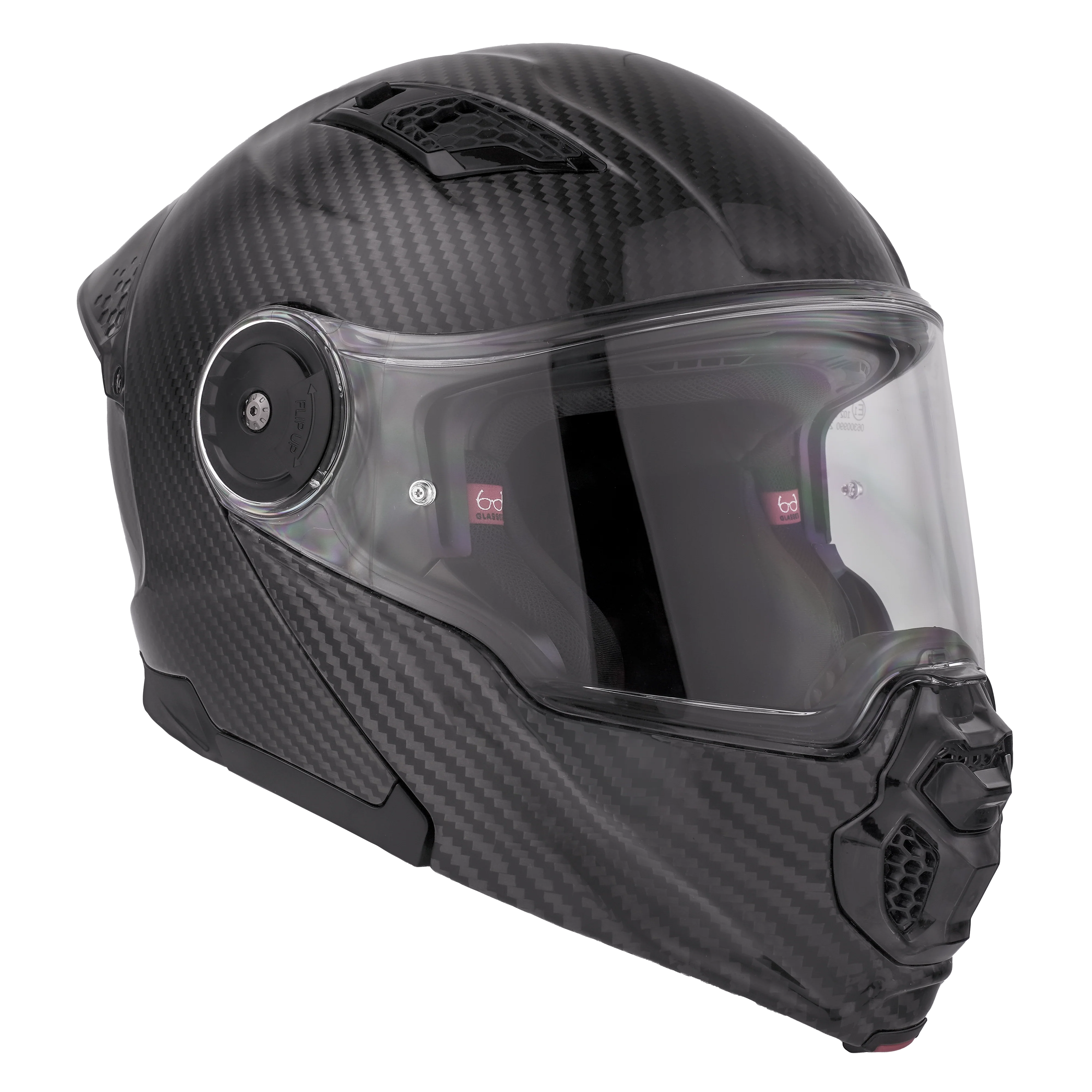 D.O.T. & ECE Daytona C6 Pro- Grey Carbon Fiber - Image 6