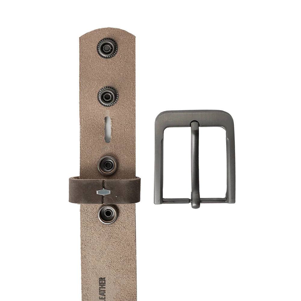 Dark Brown Nubuck Belt - Image 2