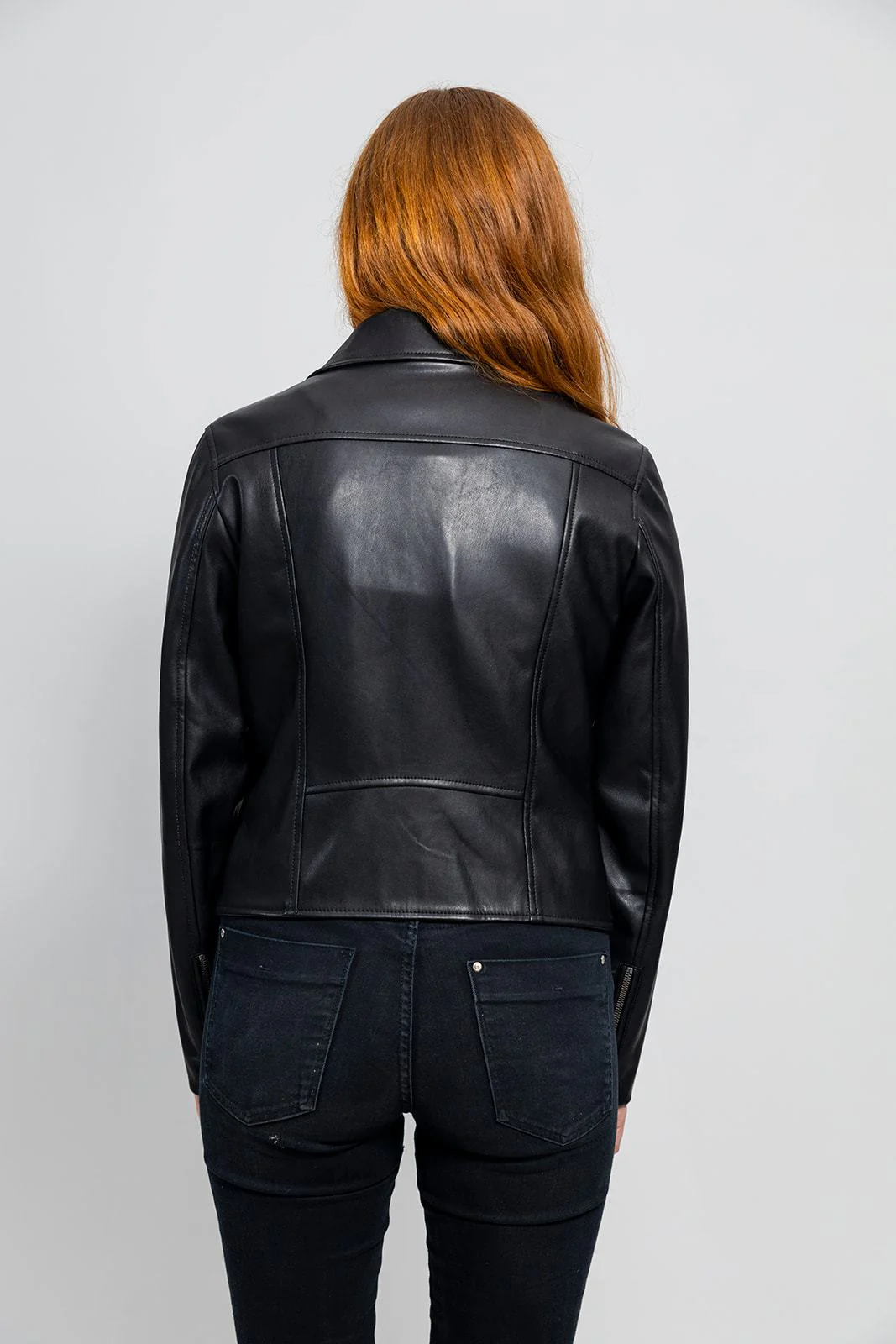 Demi Women's Vegan Faux Leather Jacket - Image 5