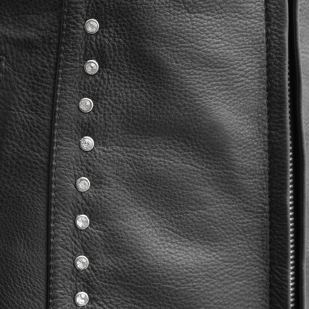 Diana - Women's Motorcycle Leather Vest - Image 3