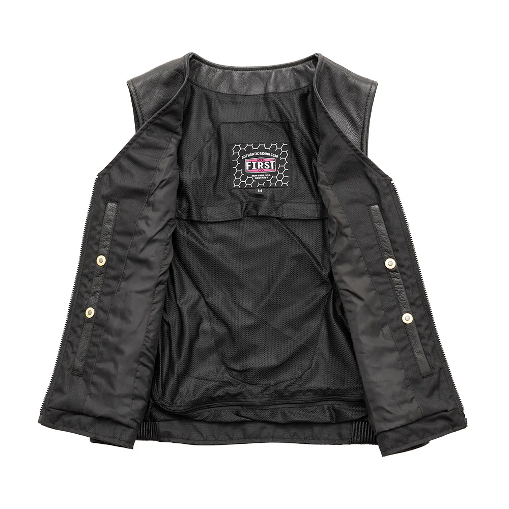 Diana - Women's Motorcycle Leather Vest - Image 4
