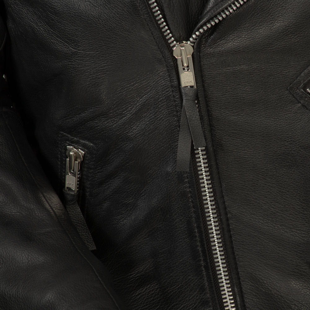 Fillmore Men's Motorcycle Leather Jacket - Image 17