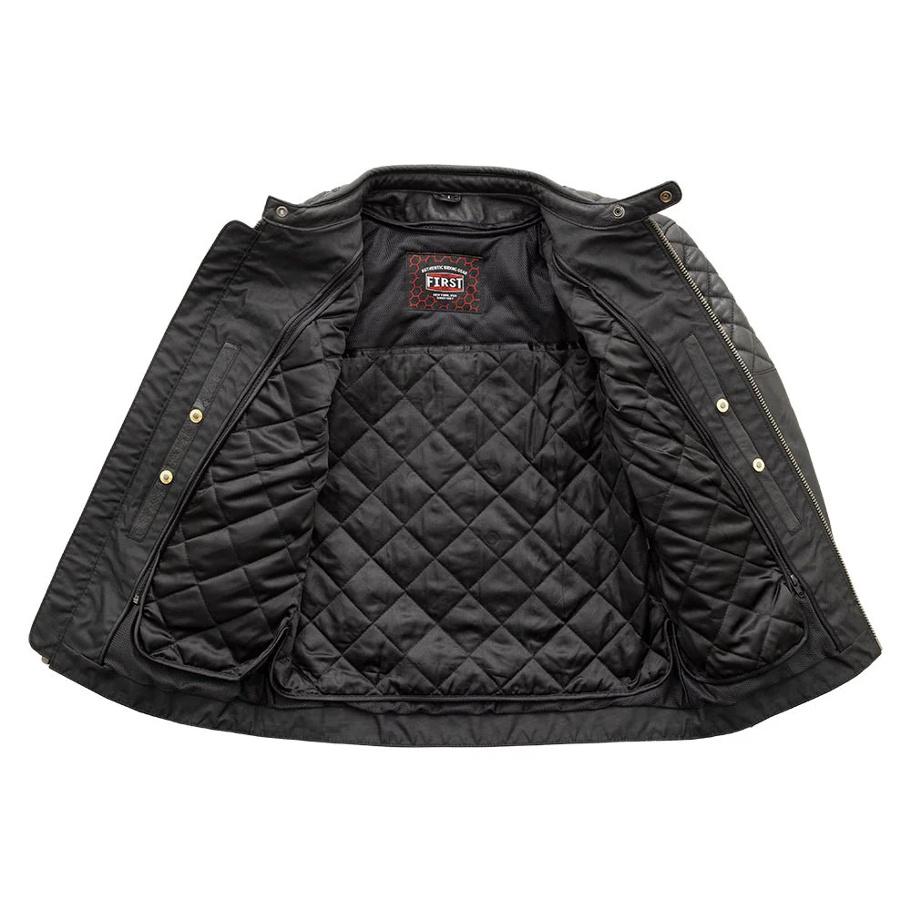 Grand Prix - Men's Leather Motorcycle Jacket - Image 6