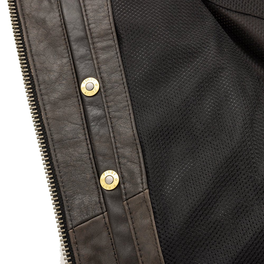 Indy Men's Motorcycle Leather Jacket - Image 11