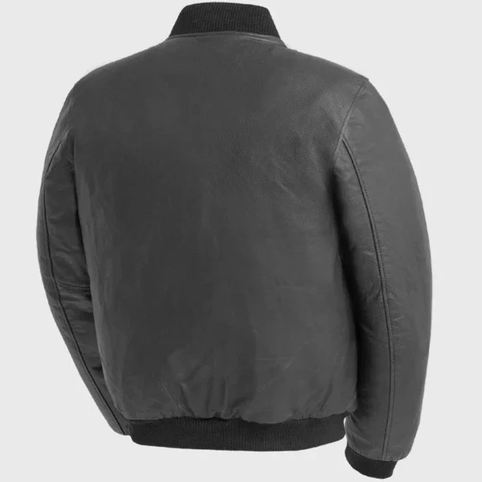 Keith Fashion Leather Varsity Jacket - Image 2