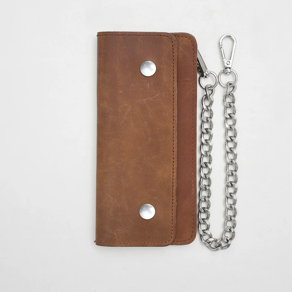 LARGE TRUCKER - Vegetable Tanned Leather Wallet - Image 16