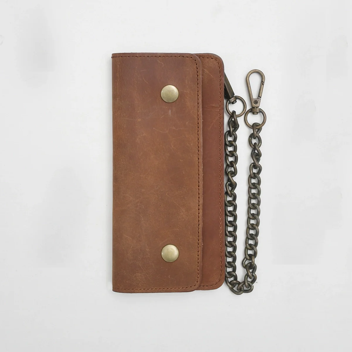 LARGE TRUCKER - Vegetable Tanned Leather Wallet - Image 19