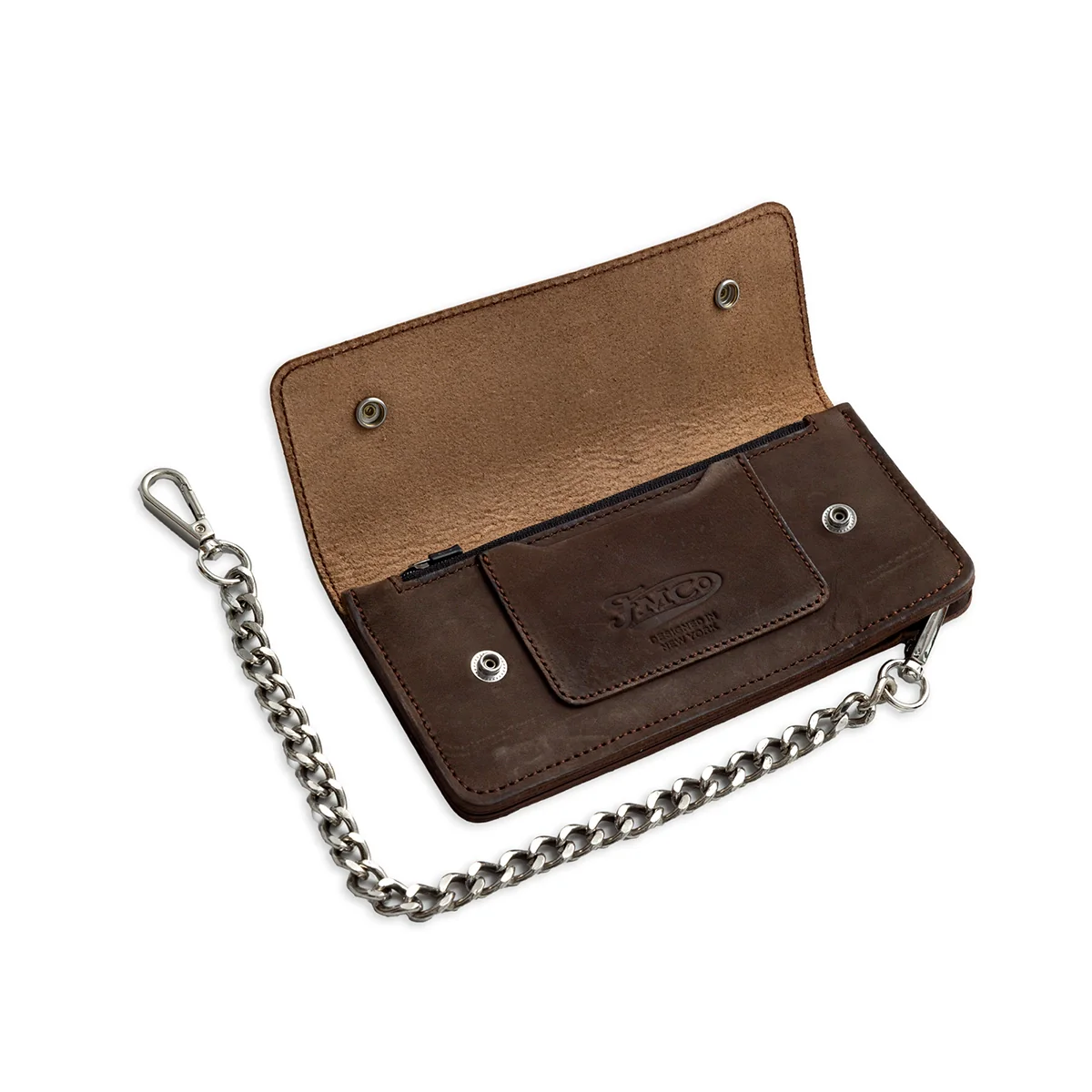 LARGE TRUCKER - Vegetable Tanned Leather Wallet - Image 34