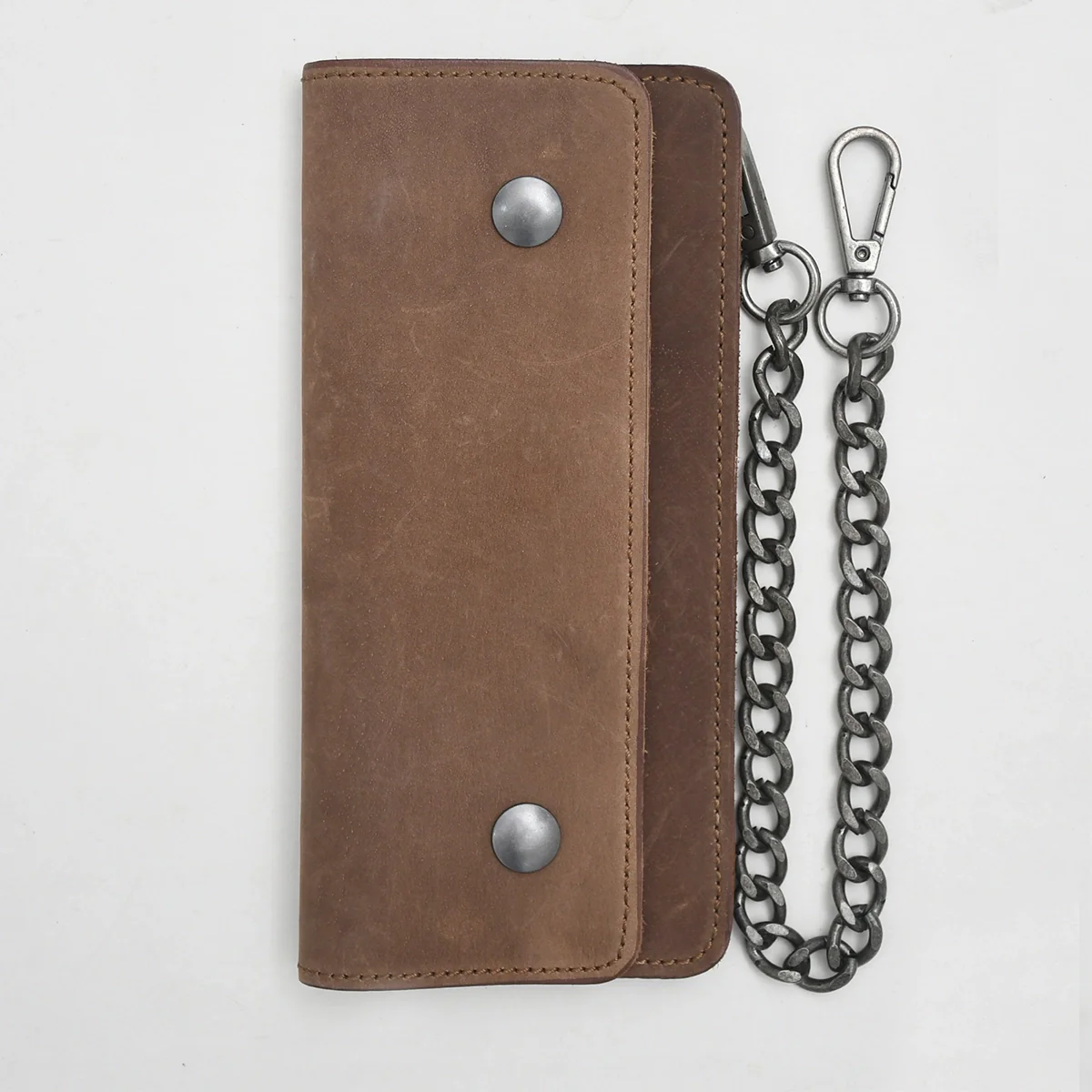 LARGE TRUCKER - Vegetable Tanned Leather Wallet - Image 39