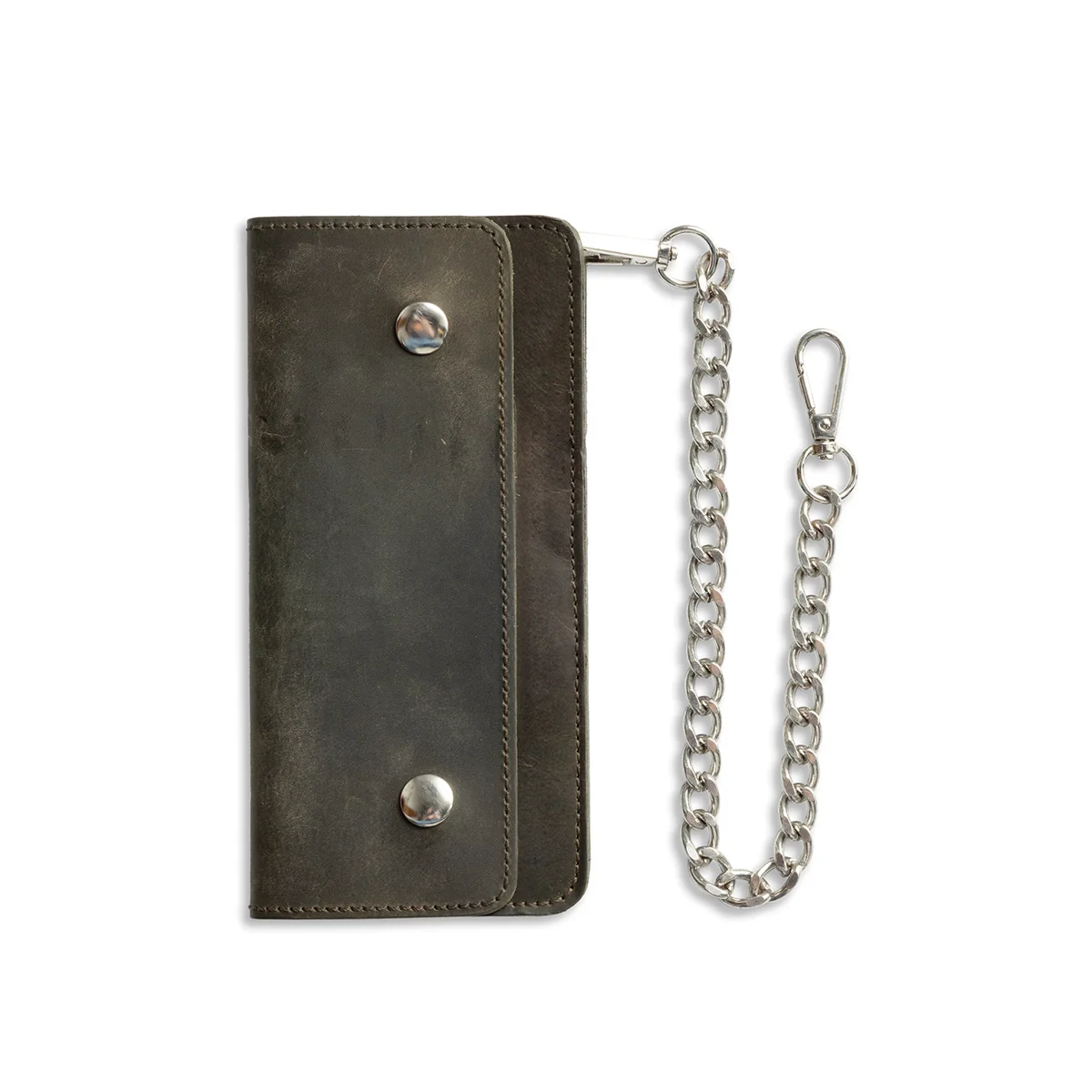 LARGE TRUCKER - Vegetable Tanned Leather Wallet - Image 4