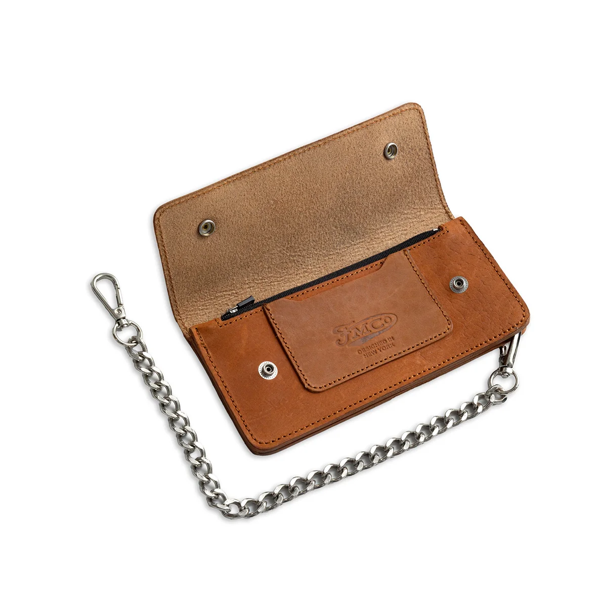 LARGE TRUCKER - Vegetable Tanned Leather Wallet - Image 42