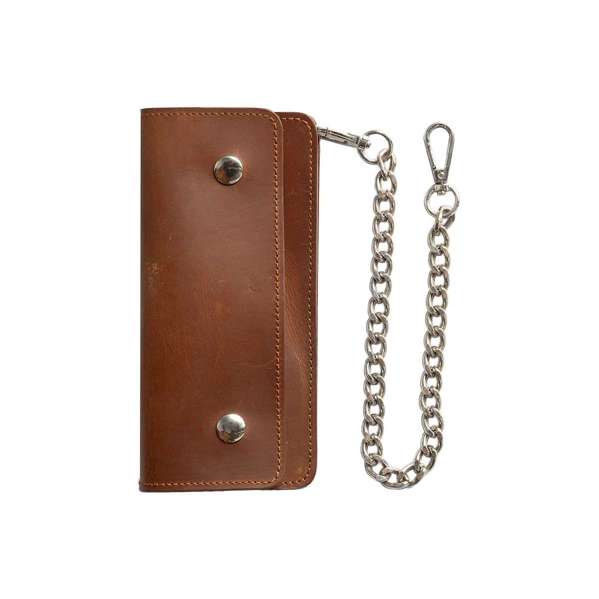 LARGE TRUCKER - Vegetable Tanned Leather Wallet - Image 8
