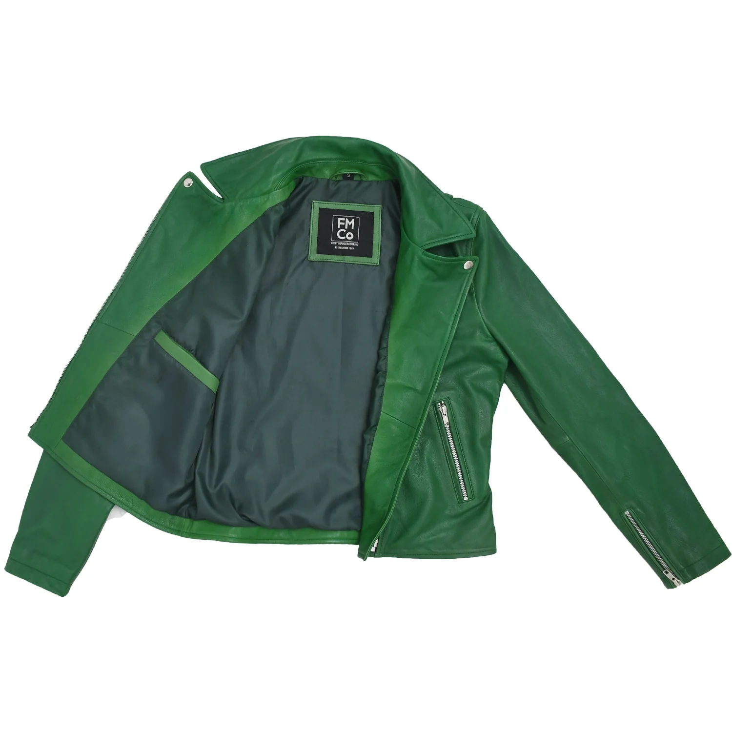 Lennox  Moto Style Leather Jacket - Image 10