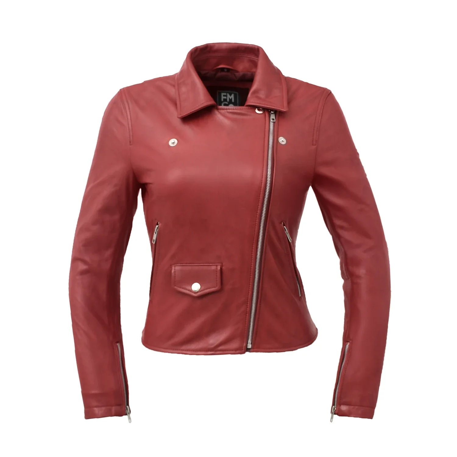 Lennox  Moto Style Leather Jacket - Image 13
