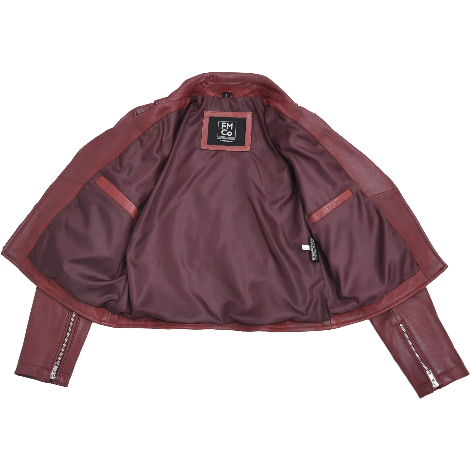 Lennox  Moto Style Leather Jacket - Image 19