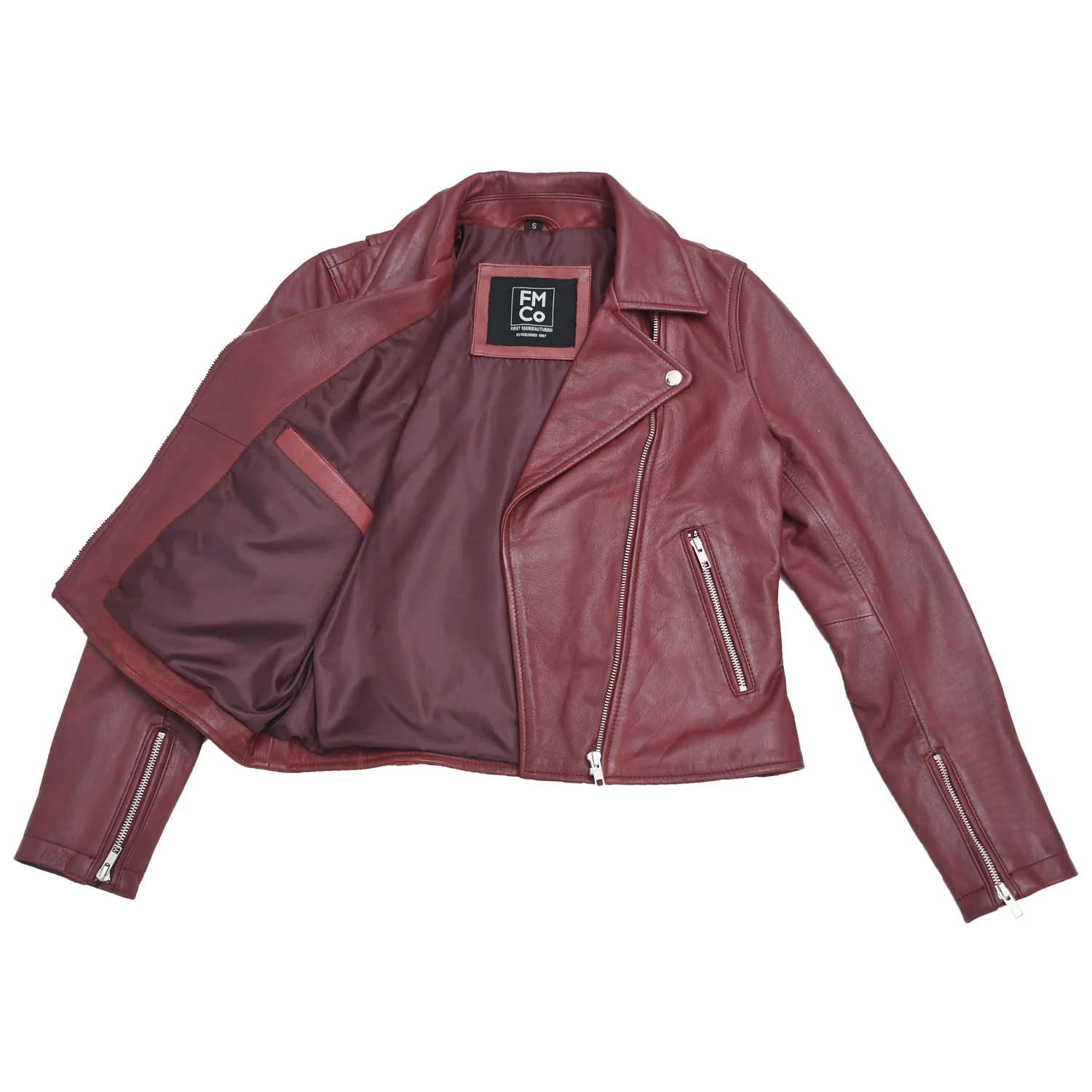 Lennox  Moto Style Leather Jacket - Image 20
