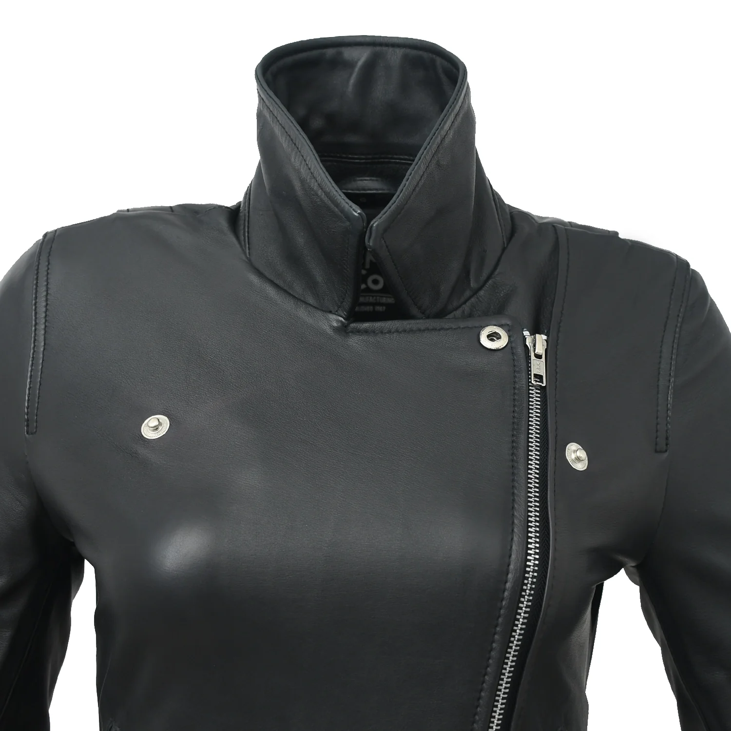 Lennox  Moto Style Leather Jacket - Image 24