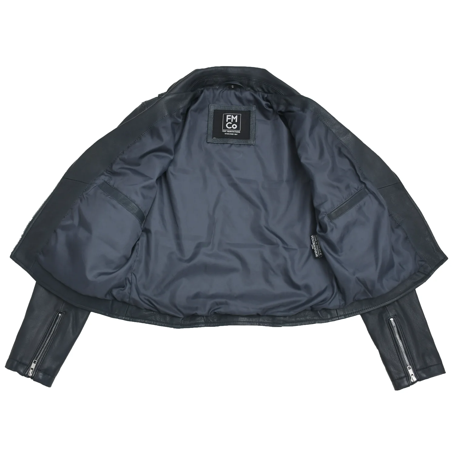 Lennox  Moto Style Leather Jacket - Image 27