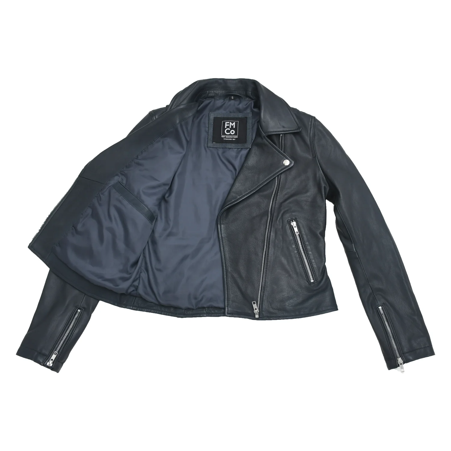 Lennox  Moto Style Leather Jacket - Image 28