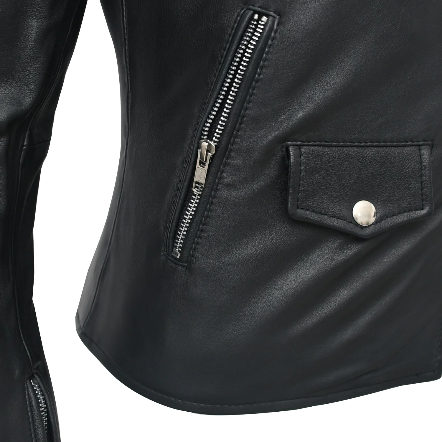 Lennox  Moto Style Leather Jacket - Image 29