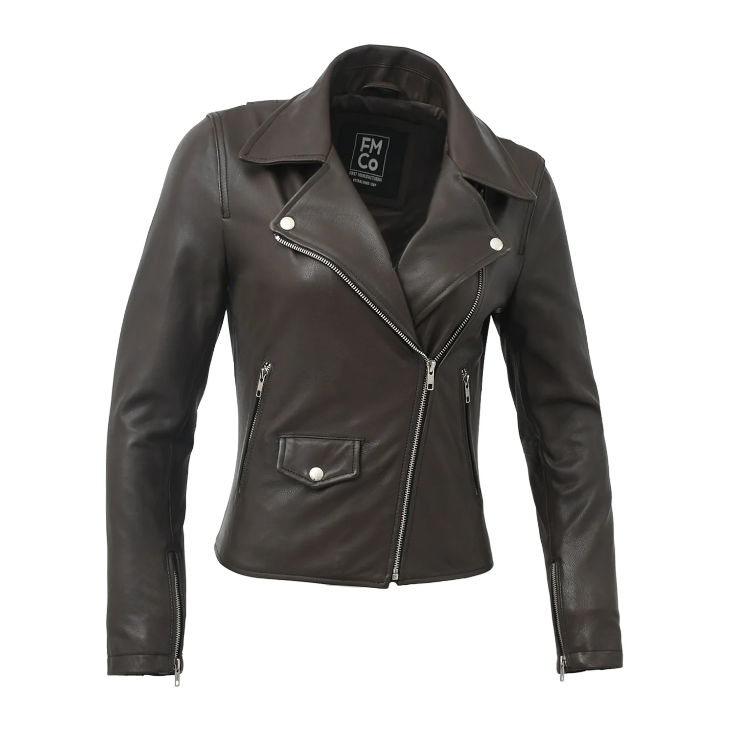 Lennox  Moto Style Leather Jacket - Image 32