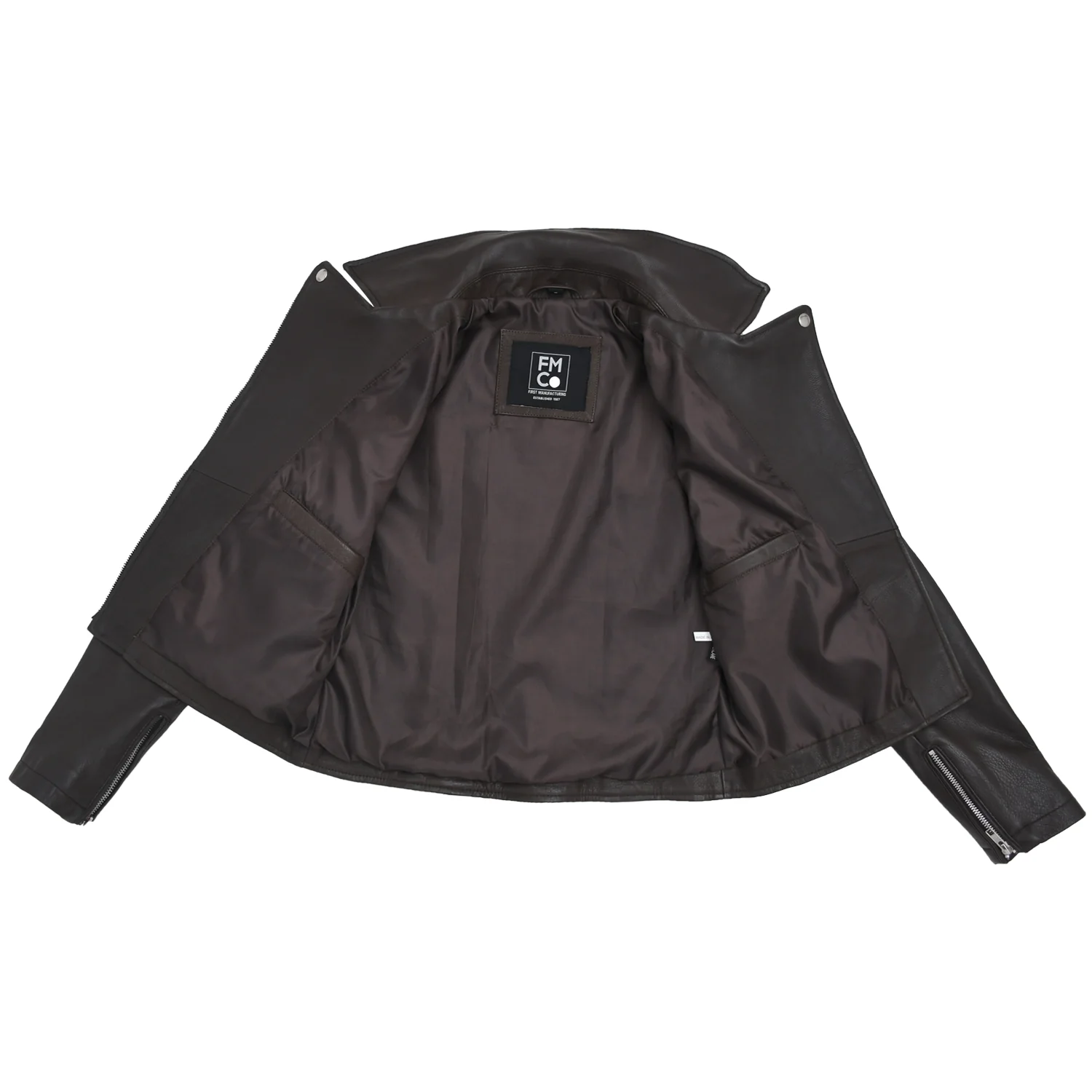 Lennox  Moto Style Leather Jacket - Image 34