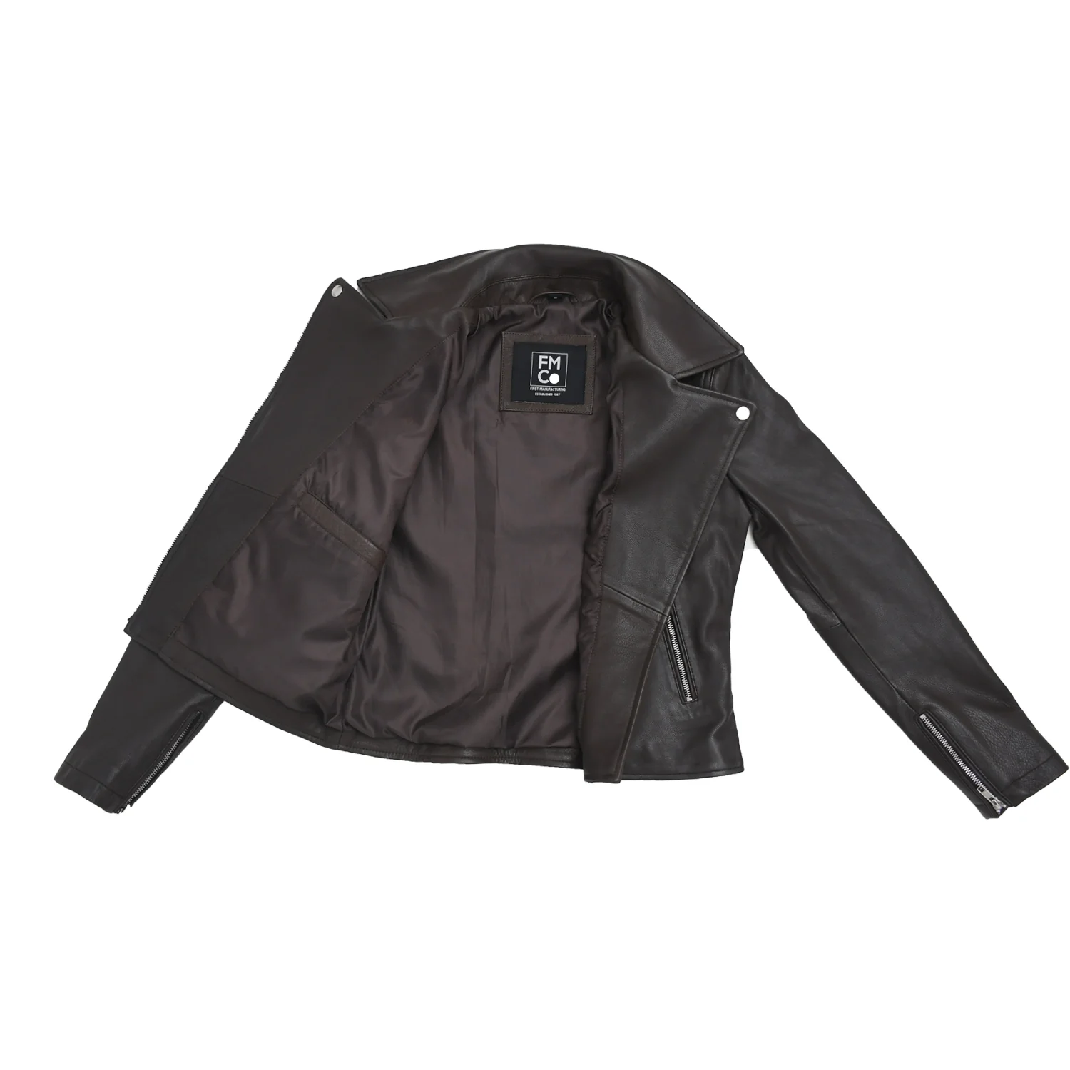 Lennox  Moto Style Leather Jacket - Image 35