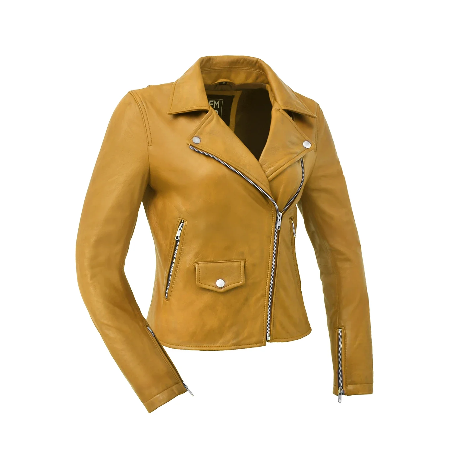 Lennox  Moto Style Leather Jacket - Image 36