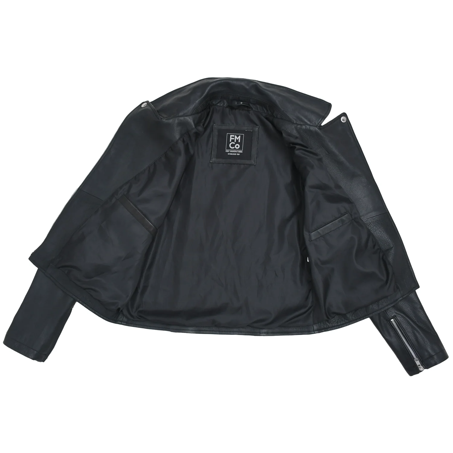 Lennox  Moto Style Leather Jacket - Image 46