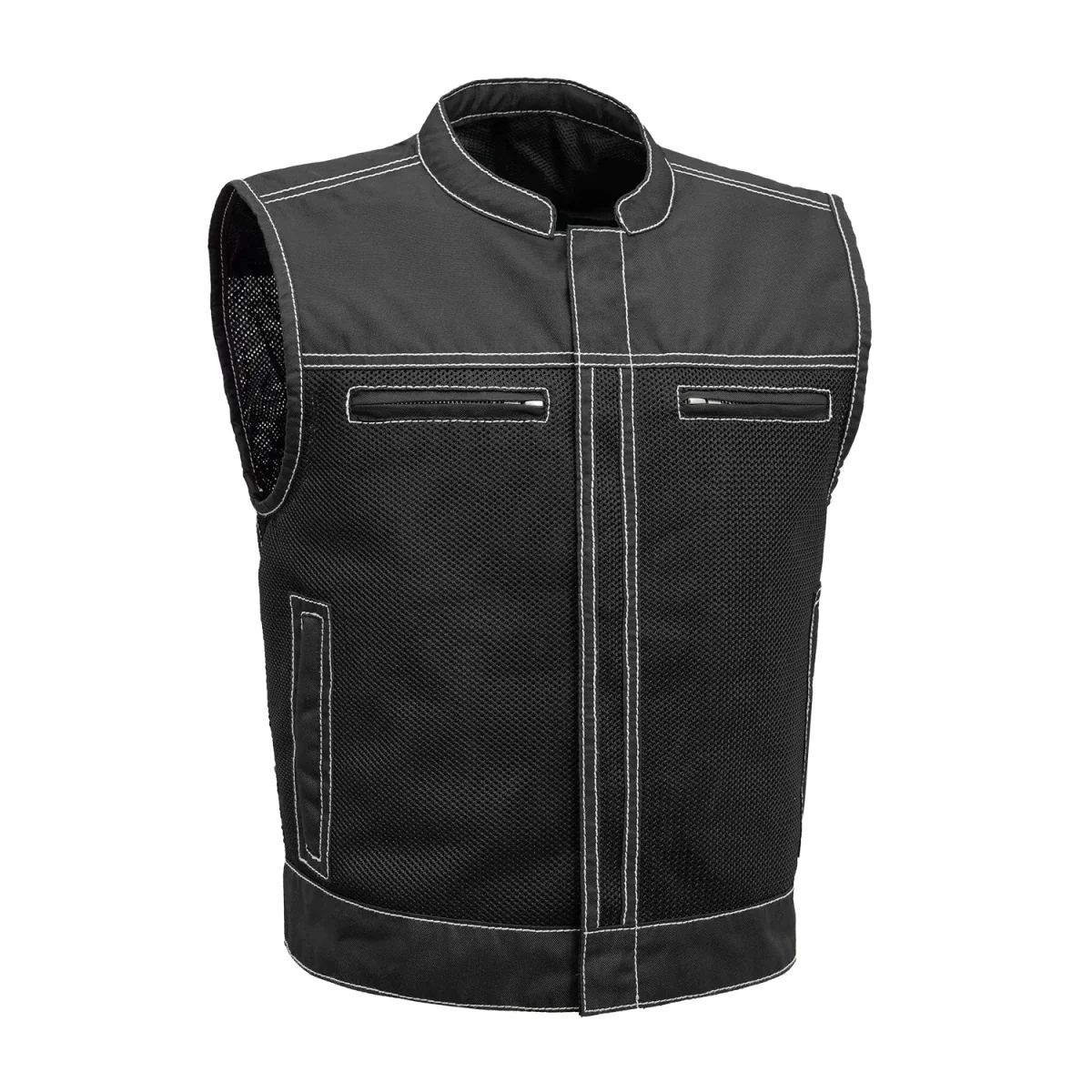 Lowrider Moto Mesh Men's Motorcycle Vest - Image 5
