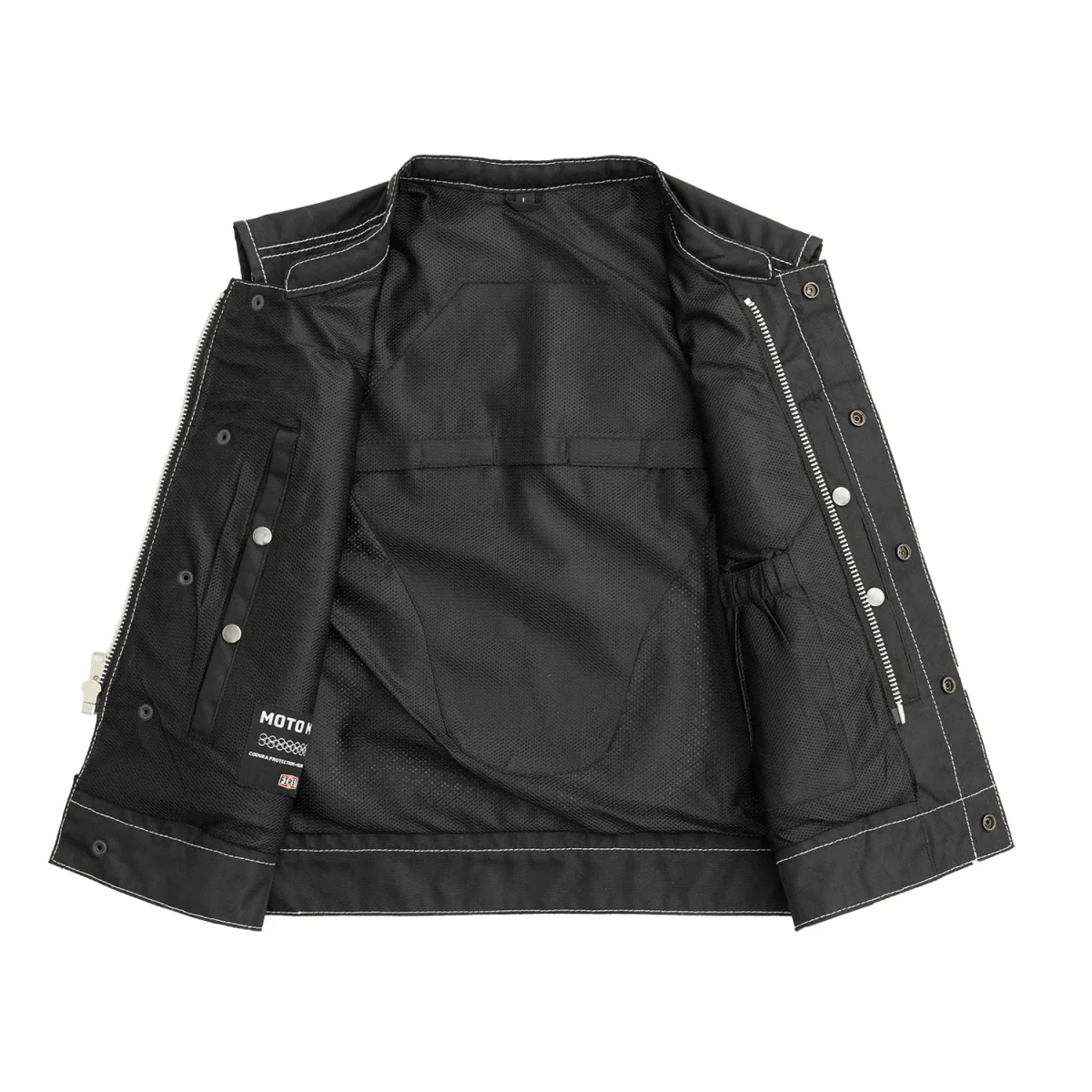 Lowrider Moto Mesh Men's Motorcycle Vest - Image 7