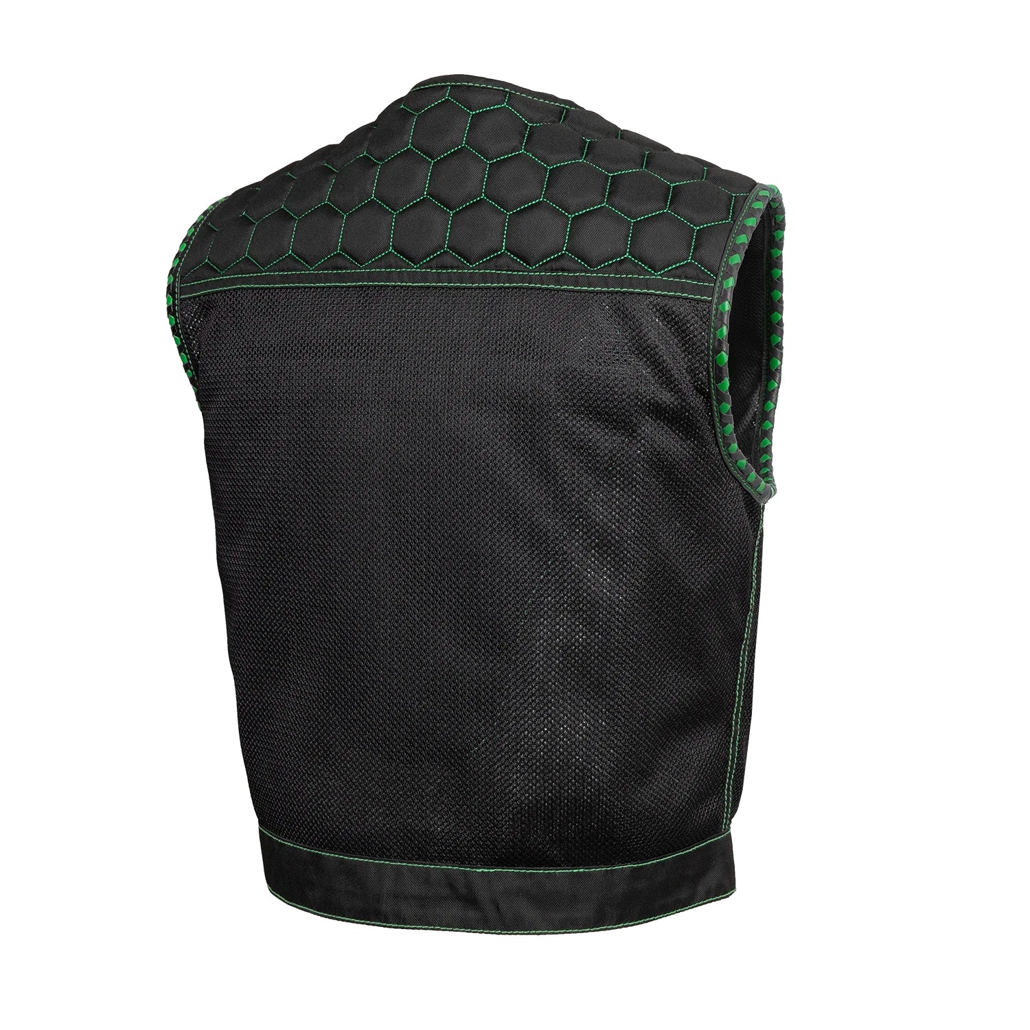 Lowside Hornet Moto Mesh Men's Club Style Vest - Image 14