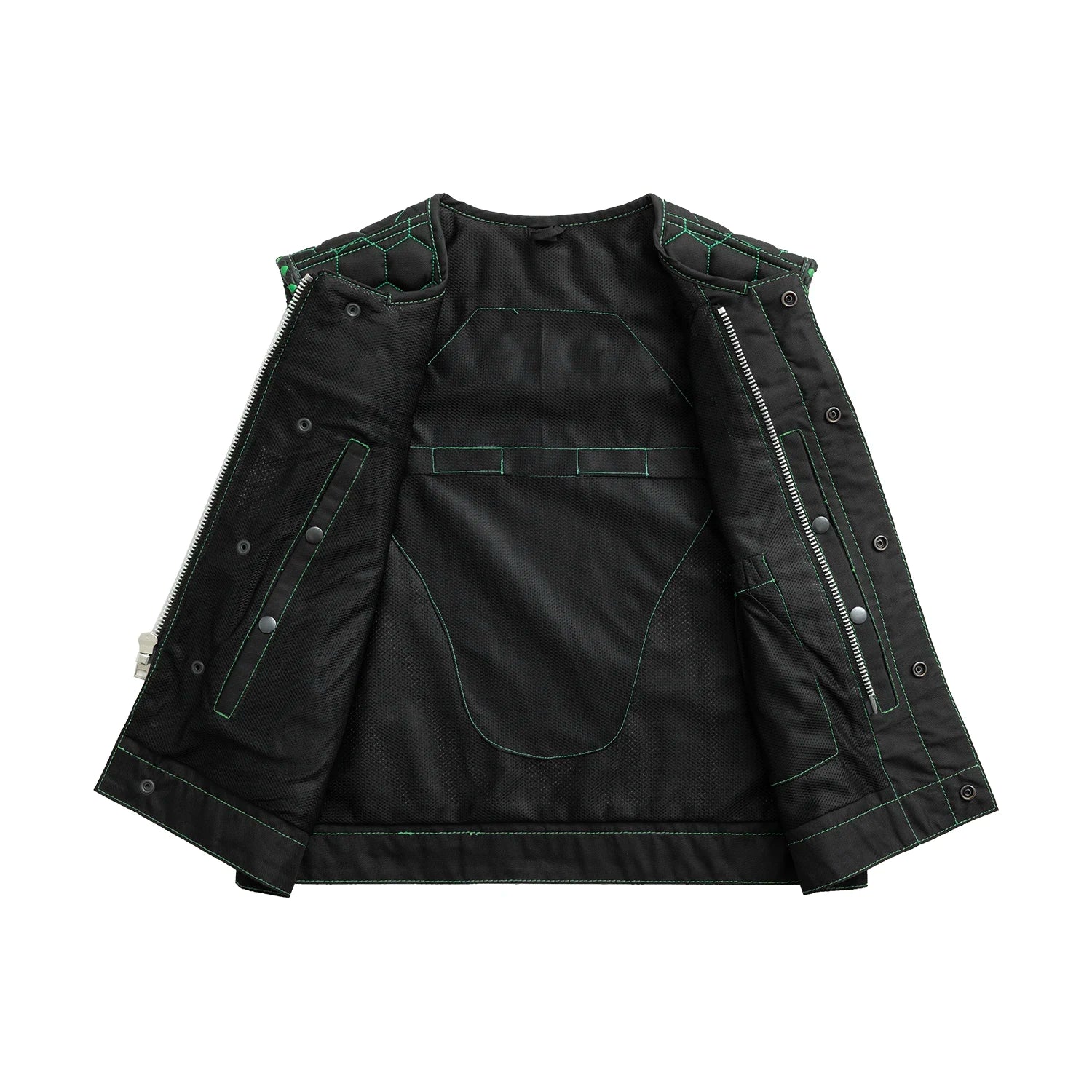 Lowside Hornet Moto Mesh Men's Club Style Vest - Image 16