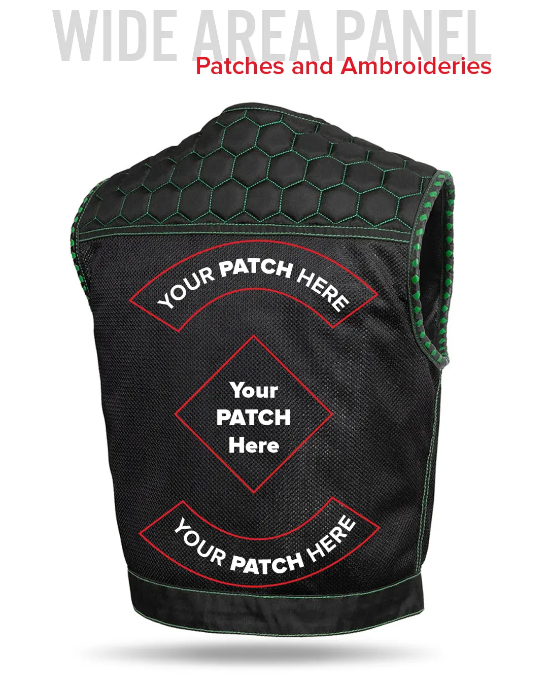 Lowside Hornet Moto Mesh Men's Club Style Vest - Image 31