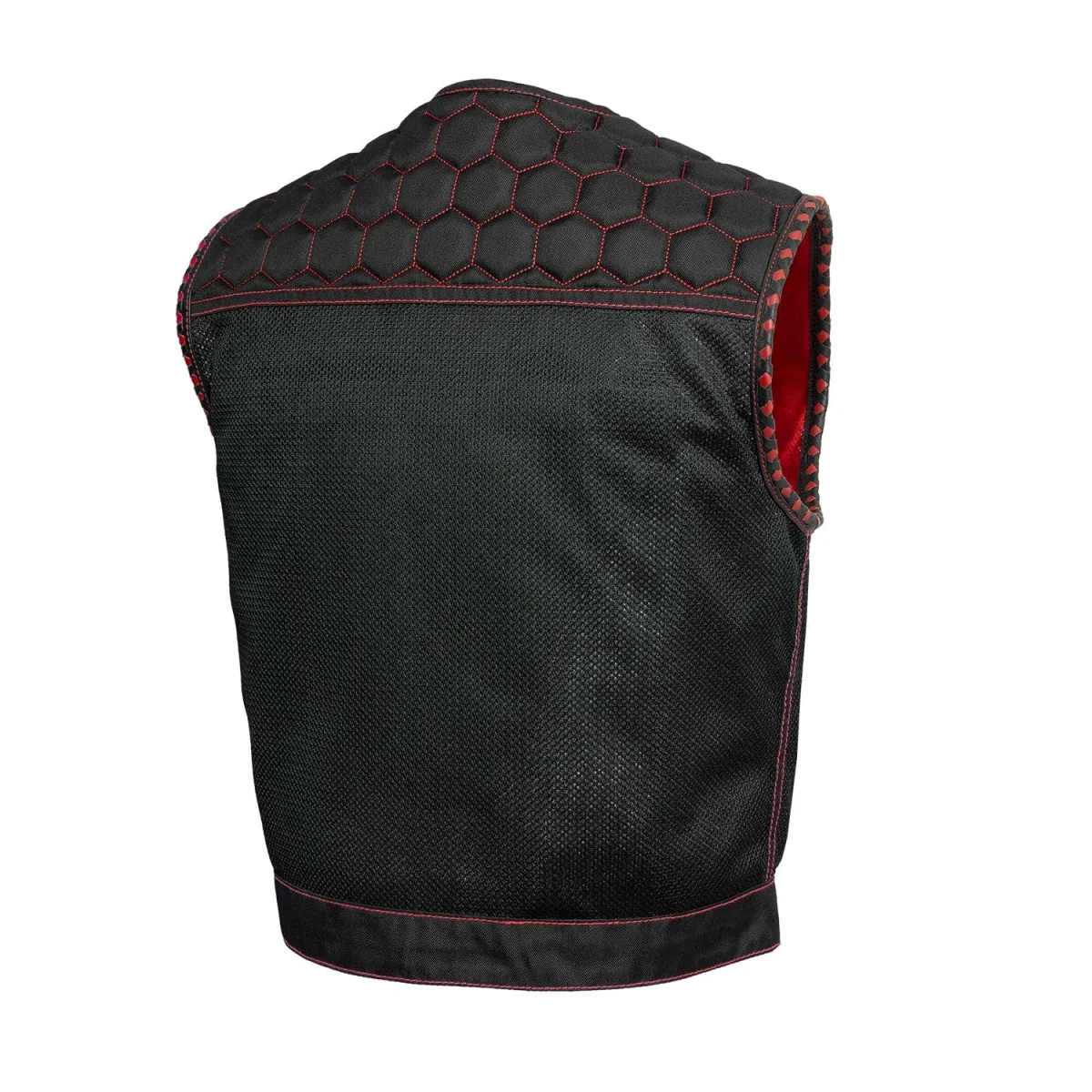 Lowside Hornet Moto Mesh Men's Club Style Vest - Image 6
