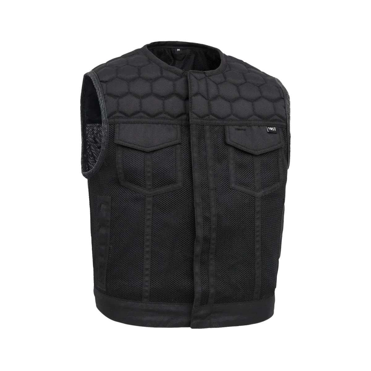 Lowside Hornet Moto Mesh Men's Club Style Vest - Image 9