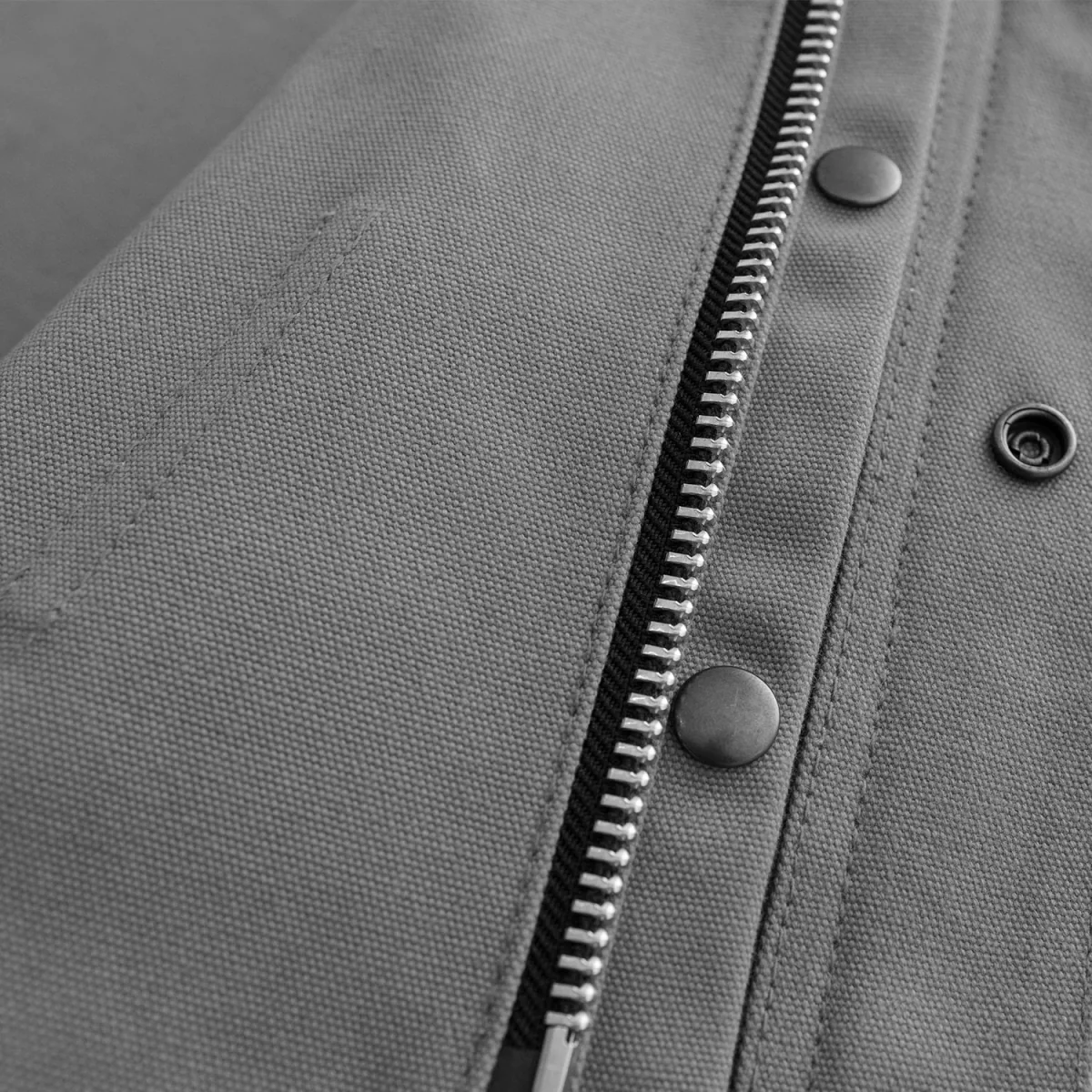 Lowside Men's Motorcycle Canvas Vest (Grey) - Image 4