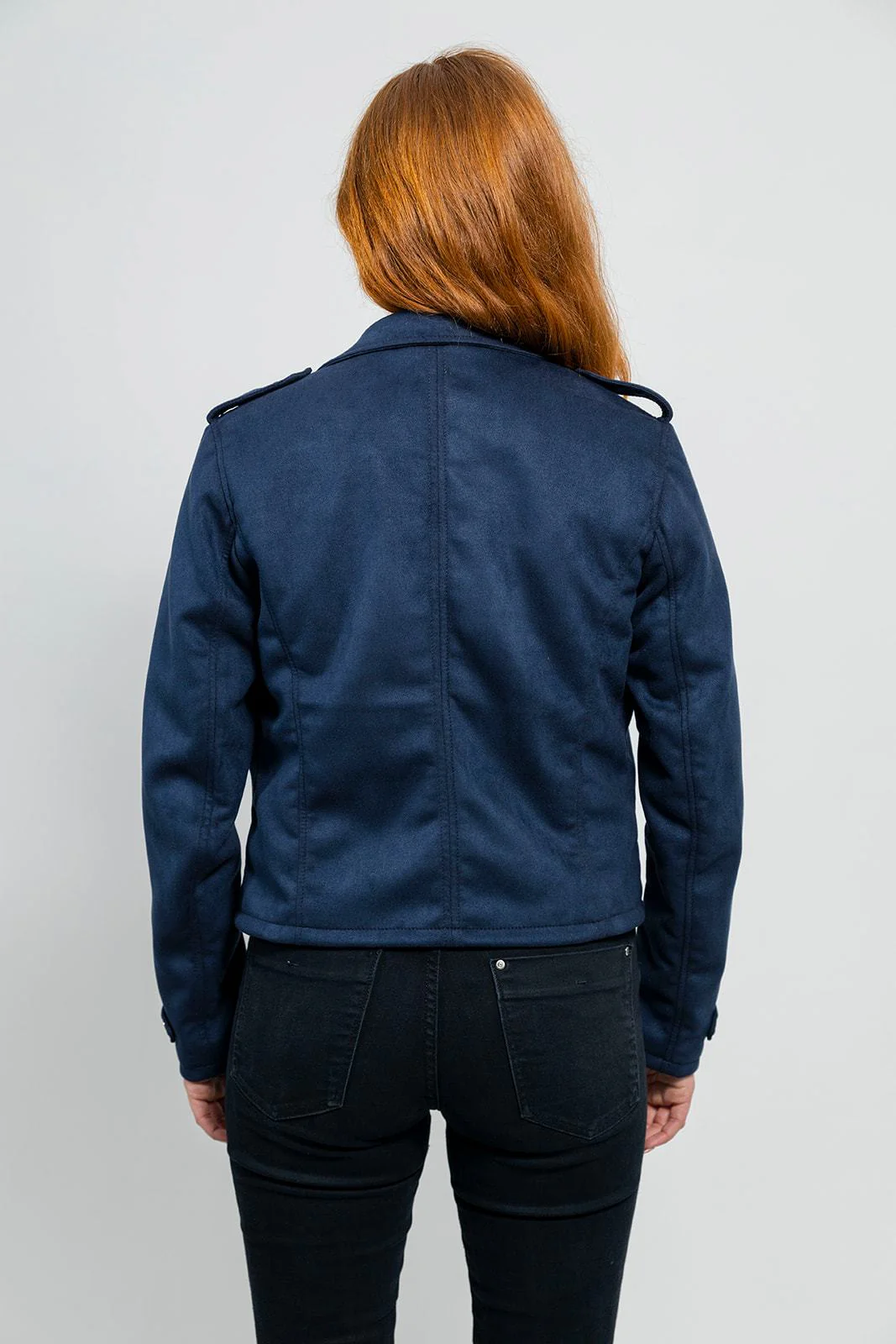 Megan Women's Vegan Faux Leather Jacket - Image 4