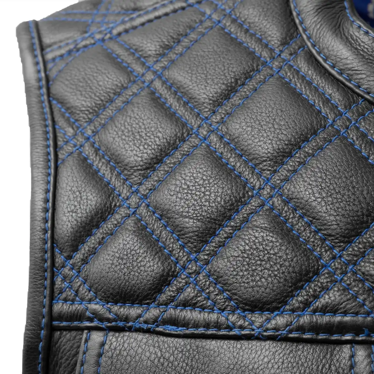 Upside Men's Club Style Leather Vest - Image 36