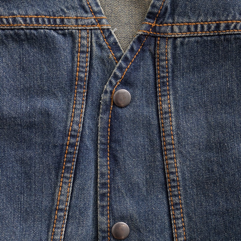 Gambler Men's Motorcycle Denim Vest - Image 6