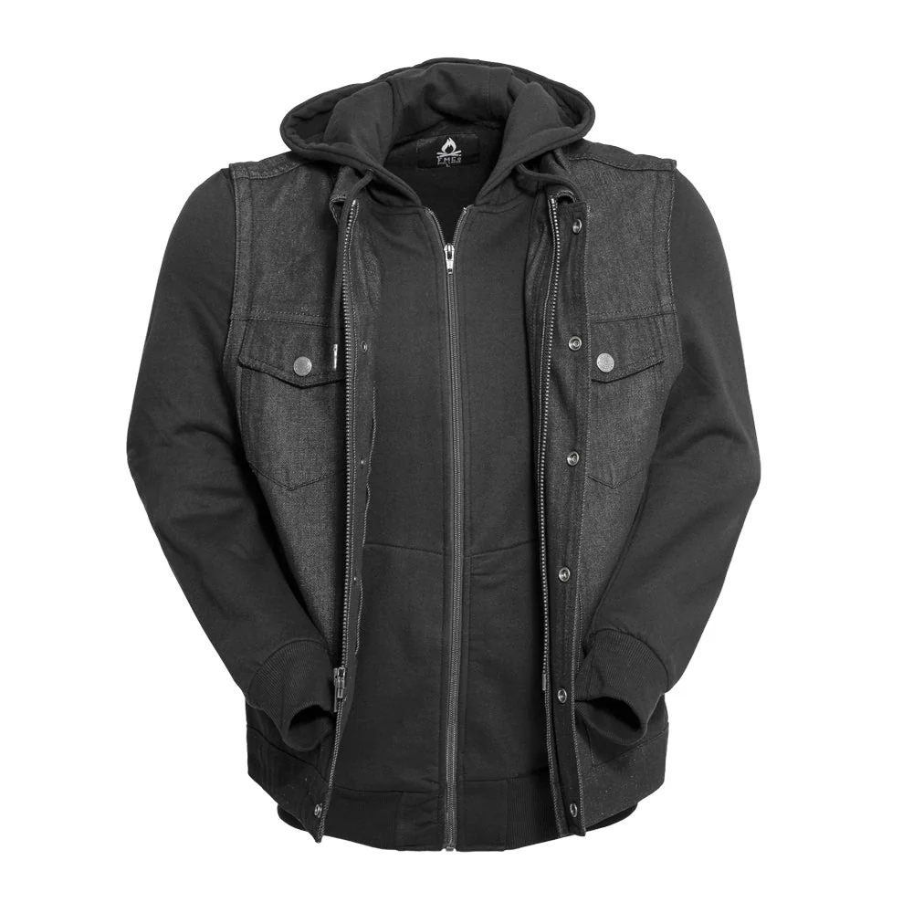 Rook - Men's Motorcycle Denim Vest - Image 2